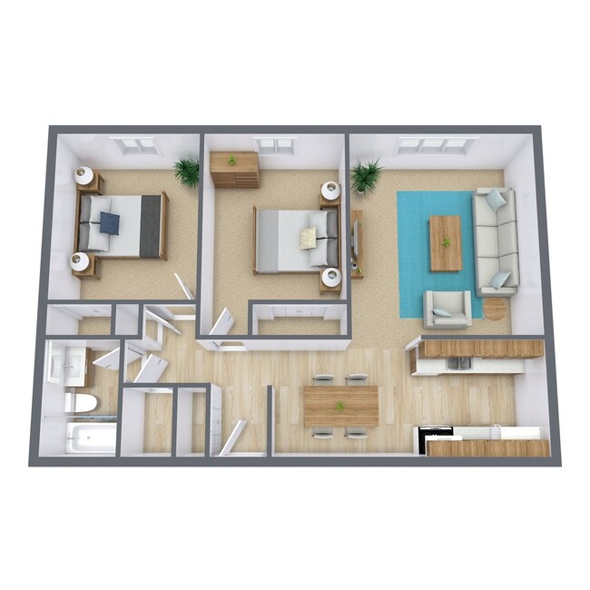 Floorplan - Sargent Apartments