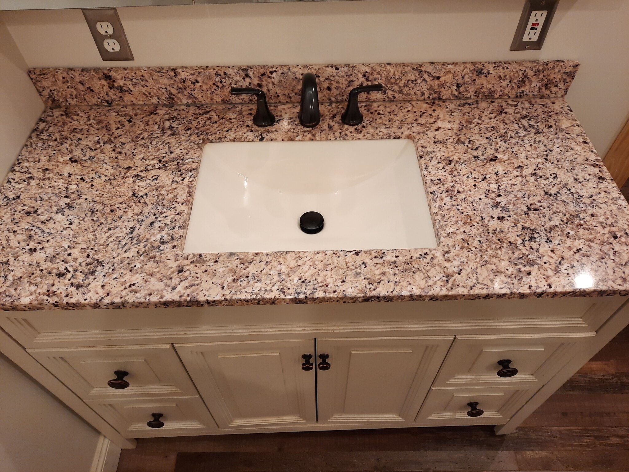 48 inch marble solid surface counter - 247 Main St
