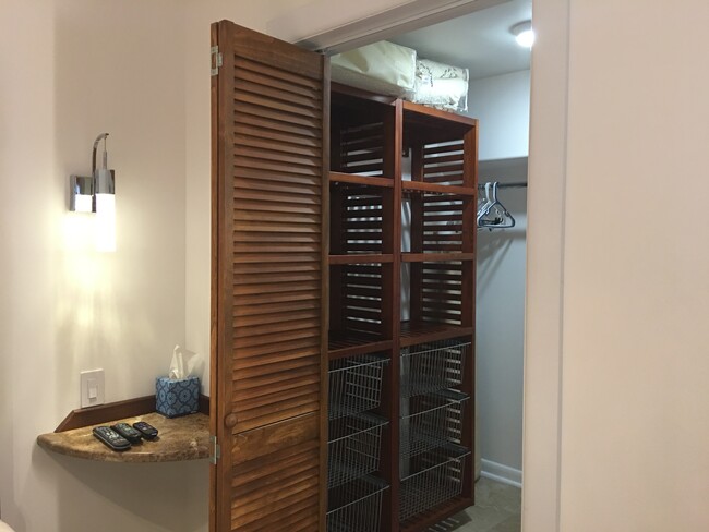 Walk-in Closet with Shelving & Drawers - 336 Chunns Cove Rd