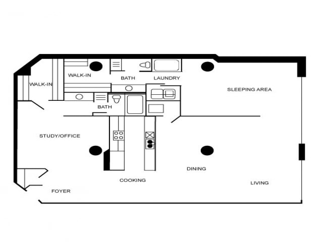 Floorplan - South Side on Lamar
