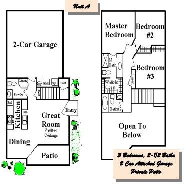 Floorplan - Sandpiper Townhomes