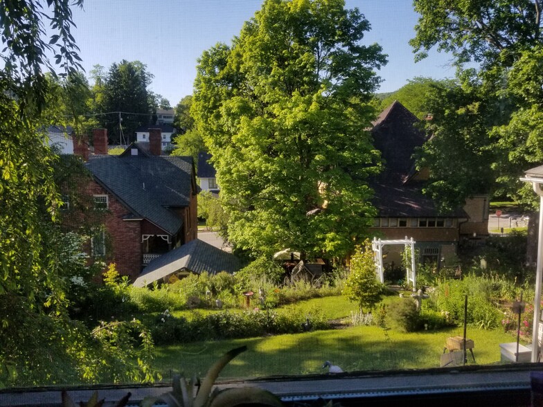 View from kitchen window, owner lives just across the backyard! - 227 E Lamb St