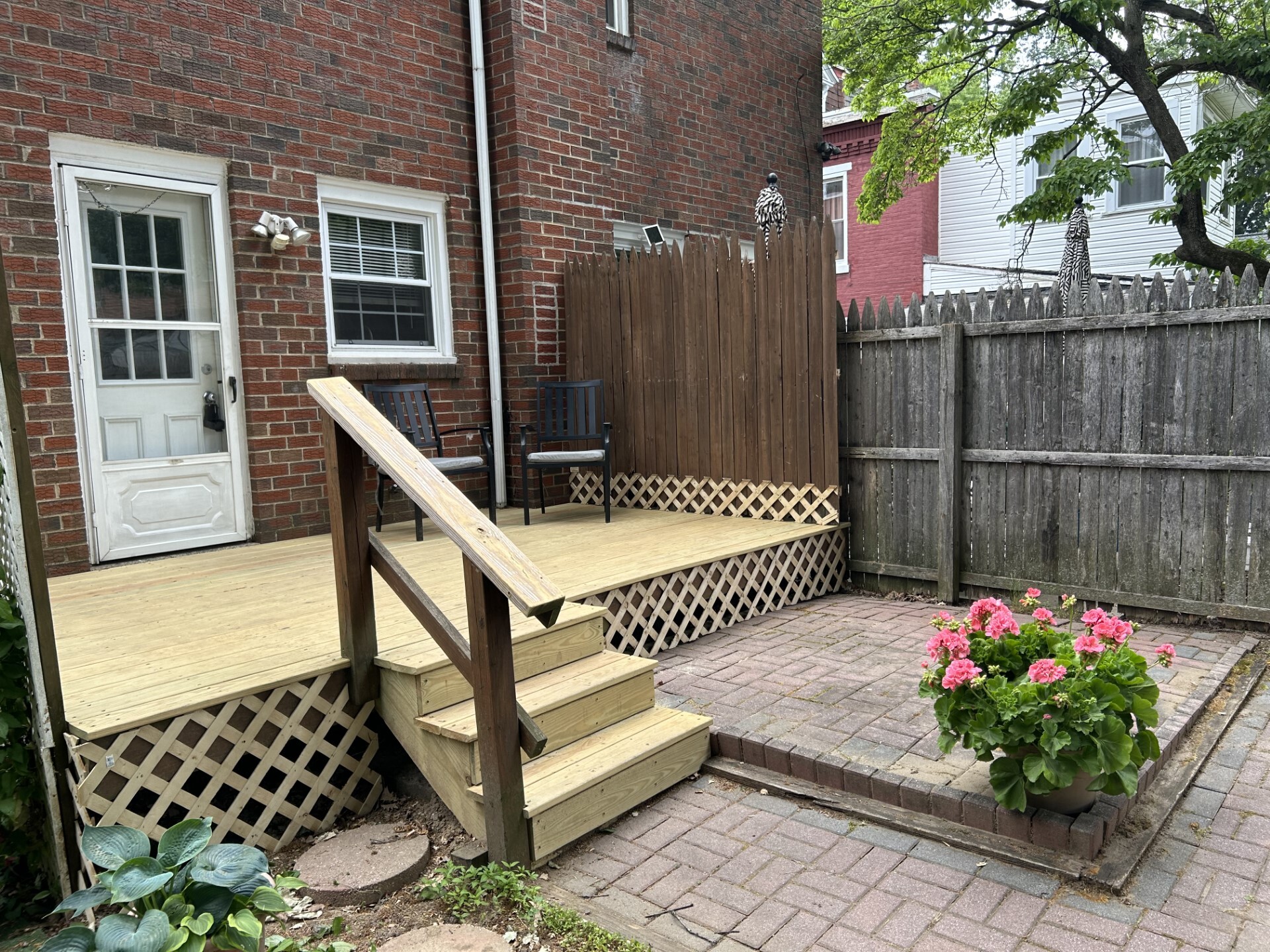 Back deck - 327 N Orange St