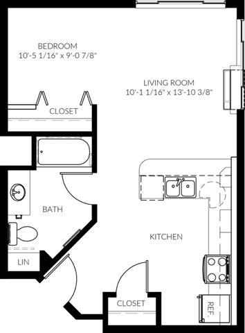 Floorplan - The Madison Studios