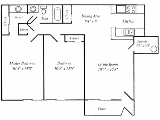 2BR/1BA - Rise on McClintock