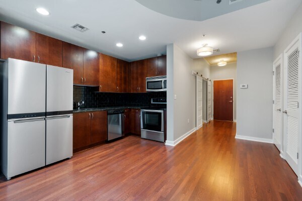 Kitchen combined with Living Room - 301 Demonbreun St