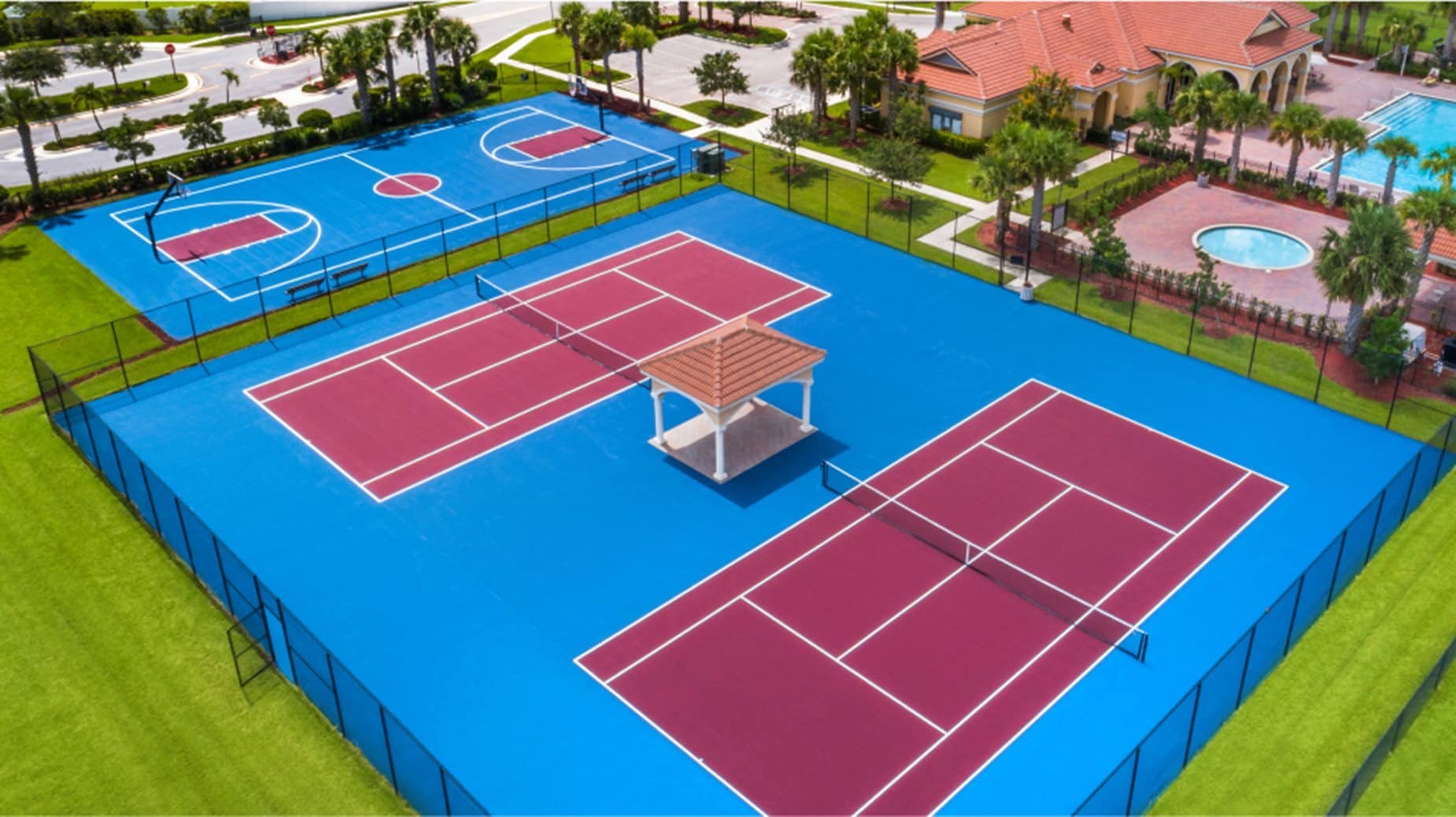 Courts and Pools - 4209 Longmour Ln