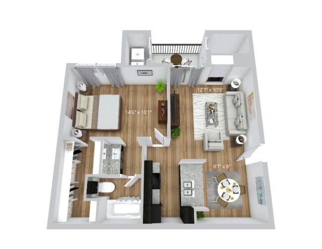 1x1M Renovated - Summit at Westwood