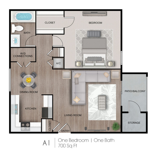 Floorplan - The Beacon Apartment Homes