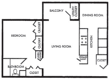 Floorplan - Village at Lakeview Apartments