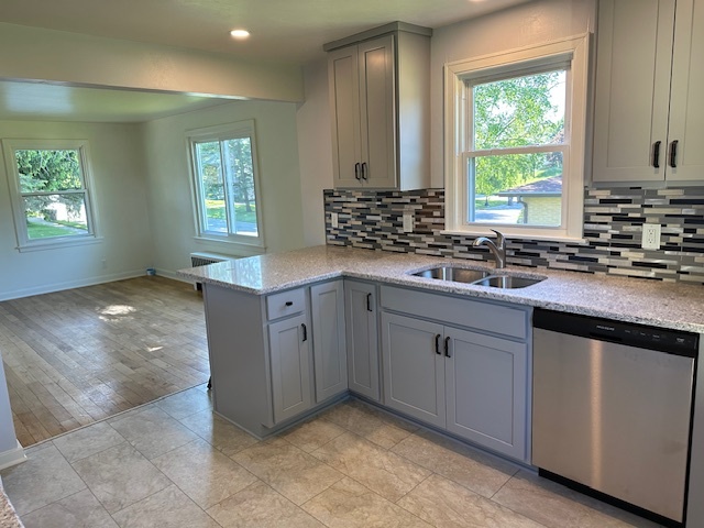 Kitchen, new quartz countertops - 306 5th St