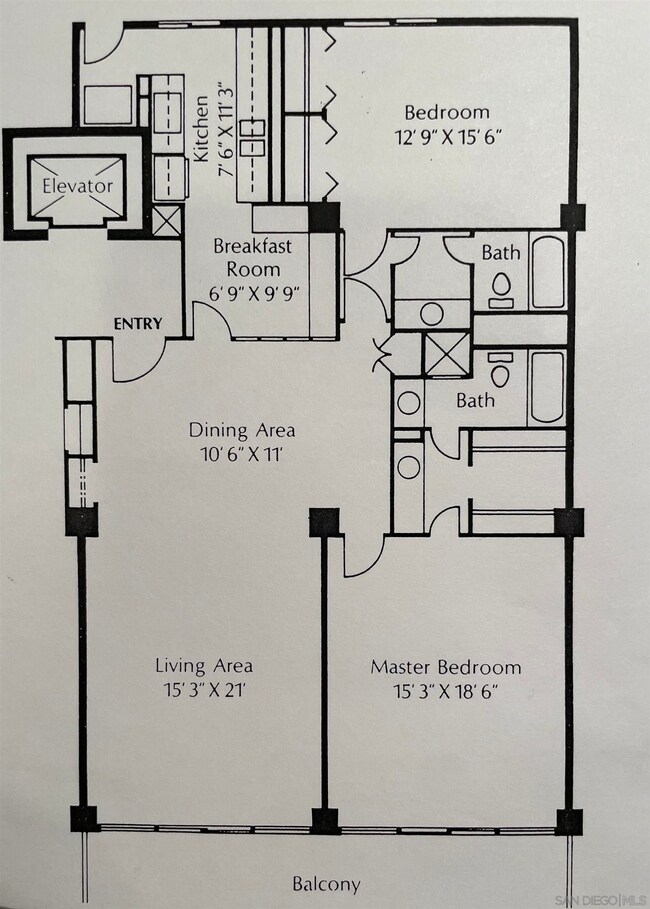 Floor Plan - 939 Coast Blvd