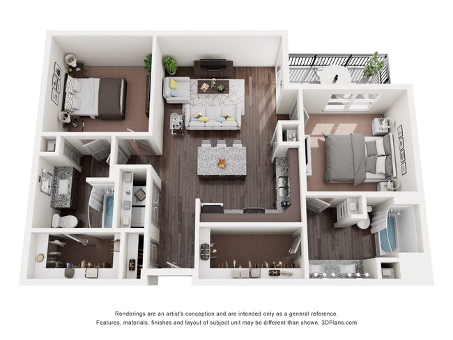 Floorplan - Rivera on Broadway Apartments