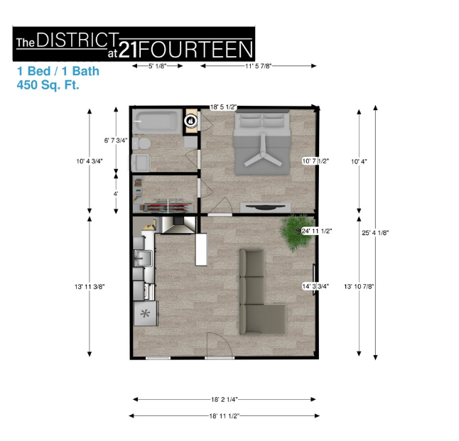 Floorplan - District at 21 Fourteen