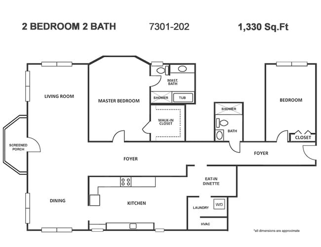 Floorplan - Ingram Manor Apartments