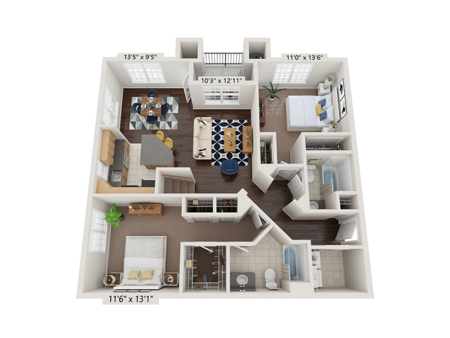 Floorplan - Commons at Potomac Square