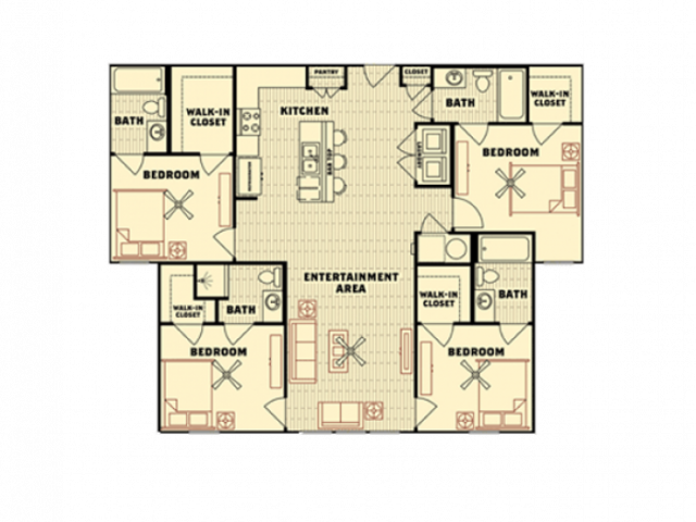 4 Bed, 4 Bath - Yugo Tallahassee Catalyst