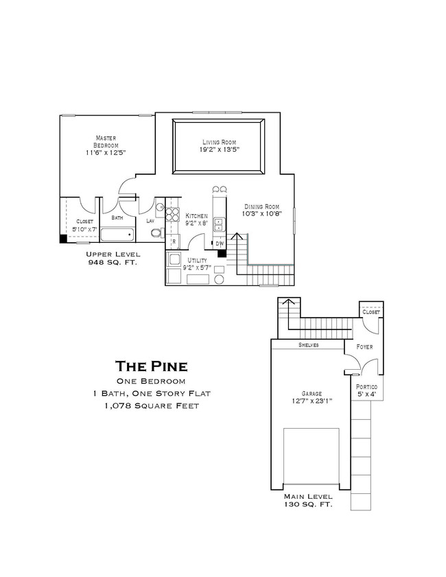 Floorplan - Cedar Pointe Townhomes