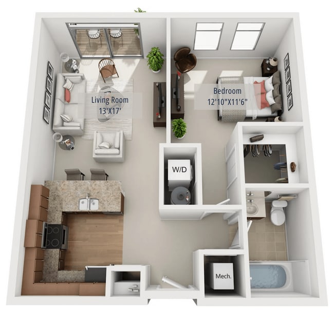 Floorplan - The Enclave Luxury Apartments