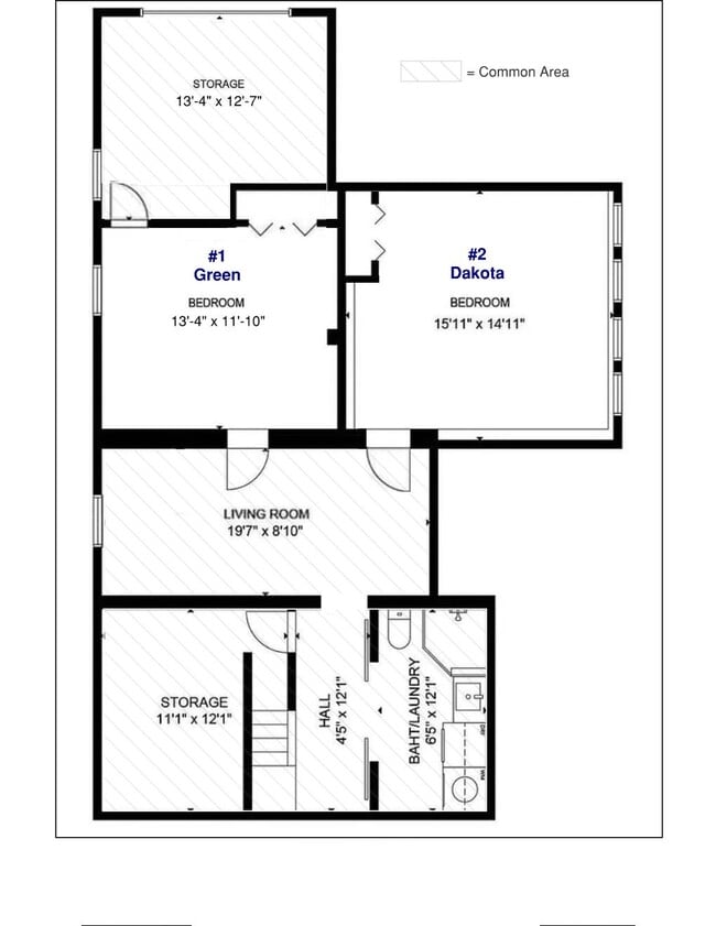 Floor Plan - Lower Level - 920 Grant Pl
