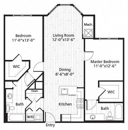 Floorplan - MetroPlace at Town Center