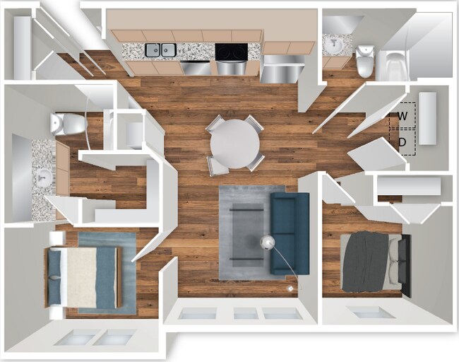 Floorplan - Lydle Ridge Apartments