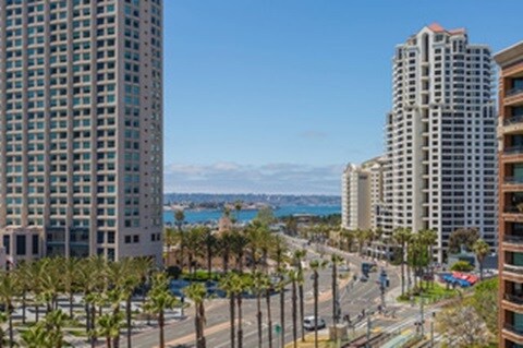 View from the bedroom - 500 W Harbor Dr