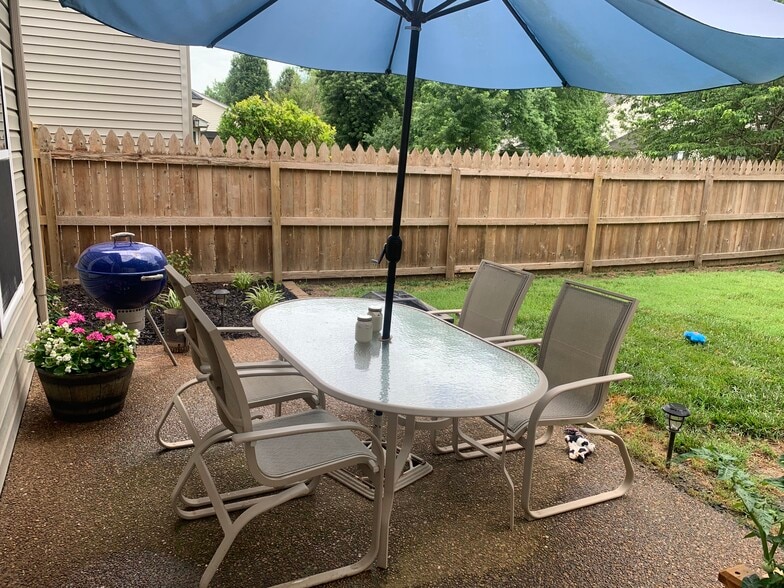 Patio in Backyard - 9027 Tarrington Ln