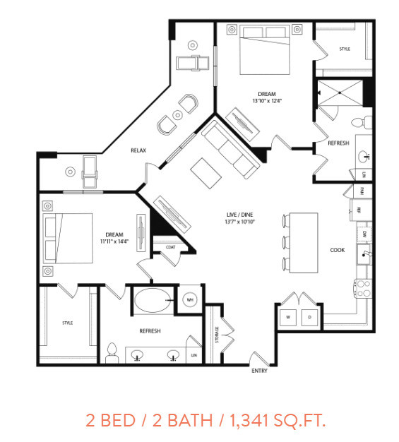 Floorplan - Tessa at Katy