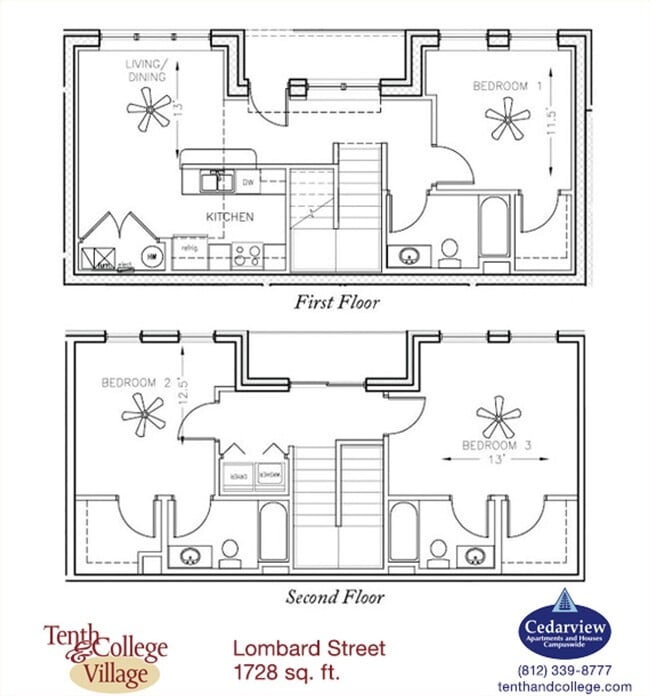 Floorplan - Tenth & College Village Apartments