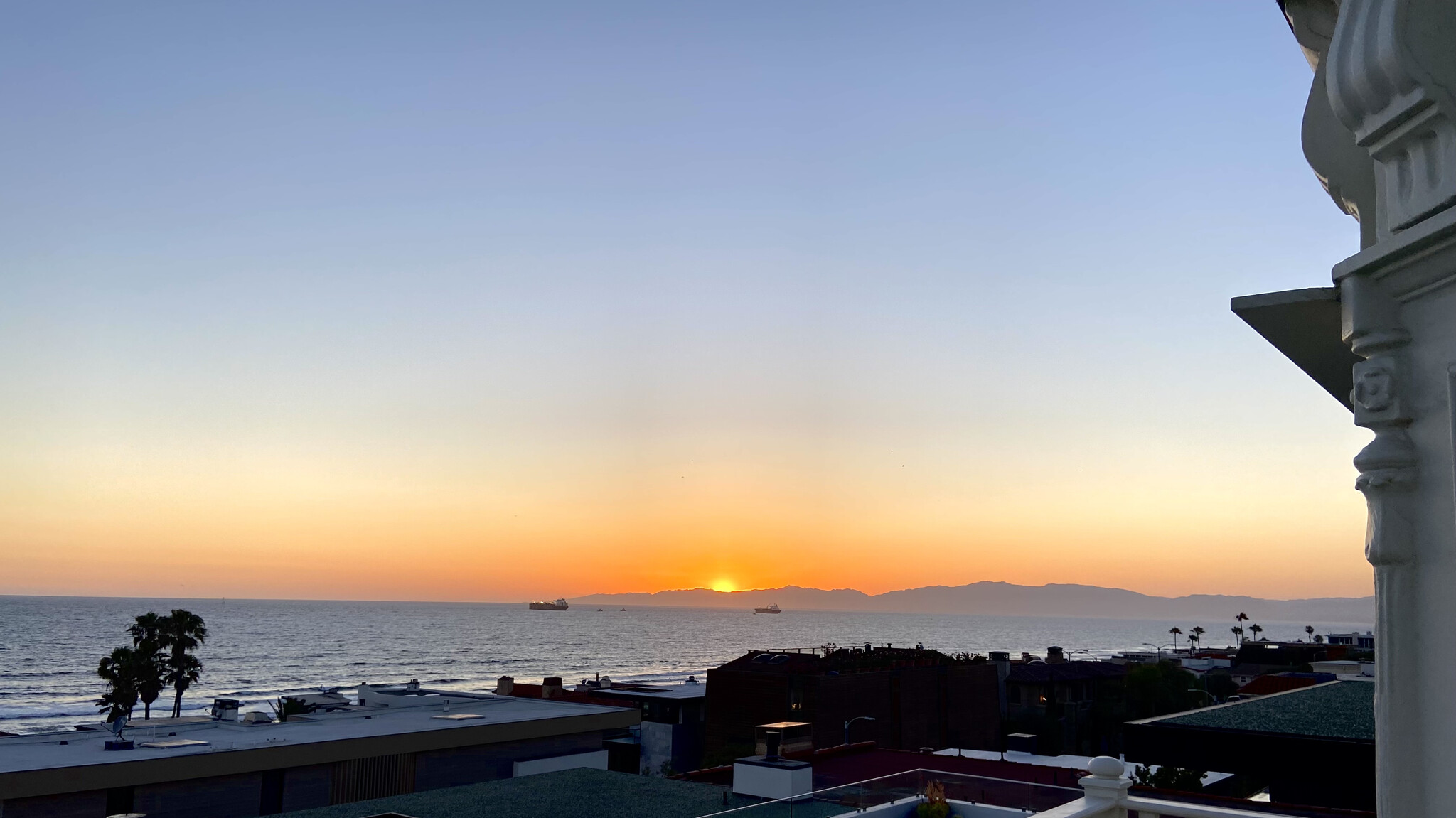 Sunset from the deck - 2407 Bayview Dr