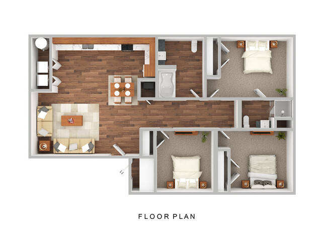 Floorplan - Southwind Apartments