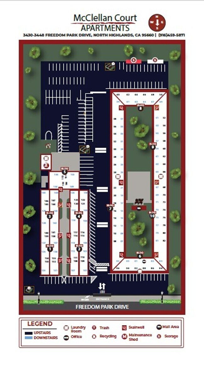 Floorplan - McClellan Court Apartments