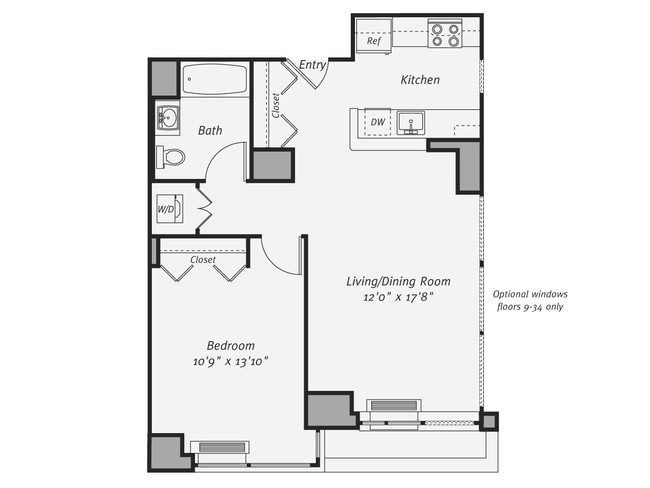 Floorplan - Avalon Riverview South Tower