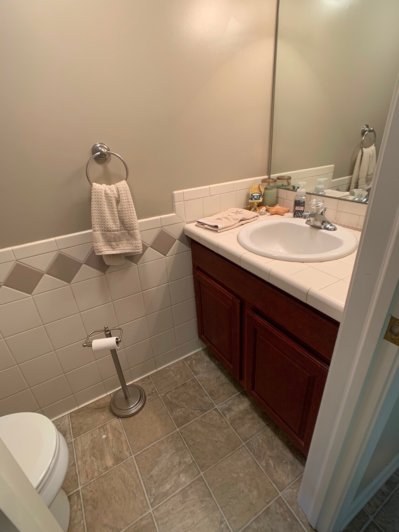 Downstairs half bath - 140 Sand Ct