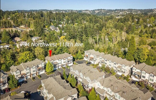 Building Photo - Enjoy this 3 Bedroom 2.5 Bathroom End Townhome ~ 2 Car Garage + Washer & Dryer! Great Cedar Mill ...