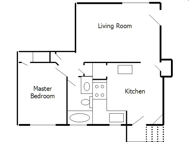 2BR/1BA - Nottingham Green Apartments