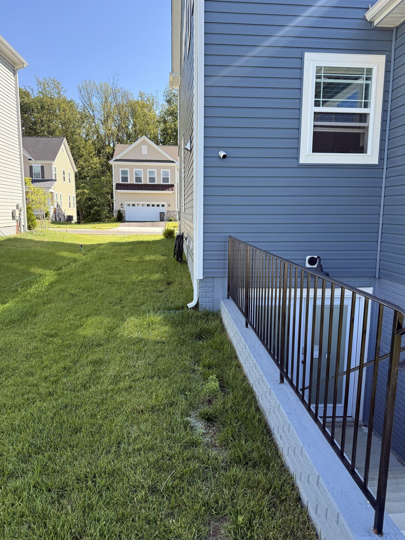 Walkway to the entrance is scheduled to be paved. - 2907 Bridgewater Dr