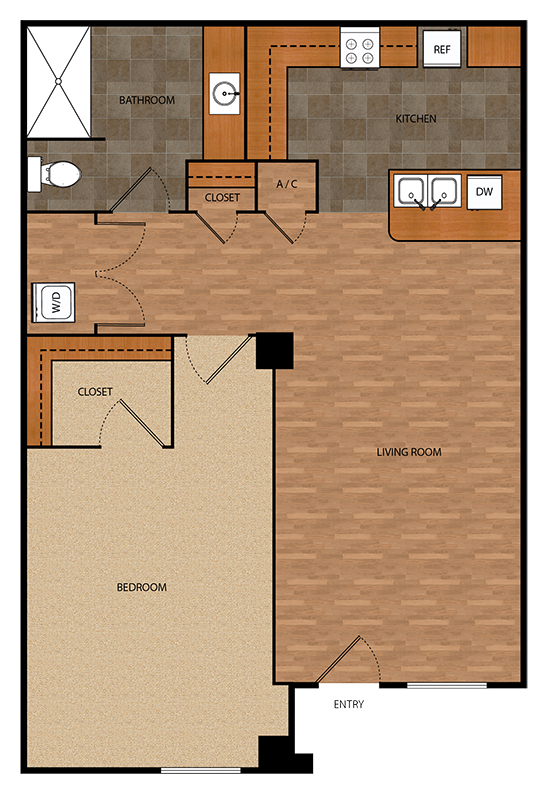 Floorplan - Bell Tower Flats