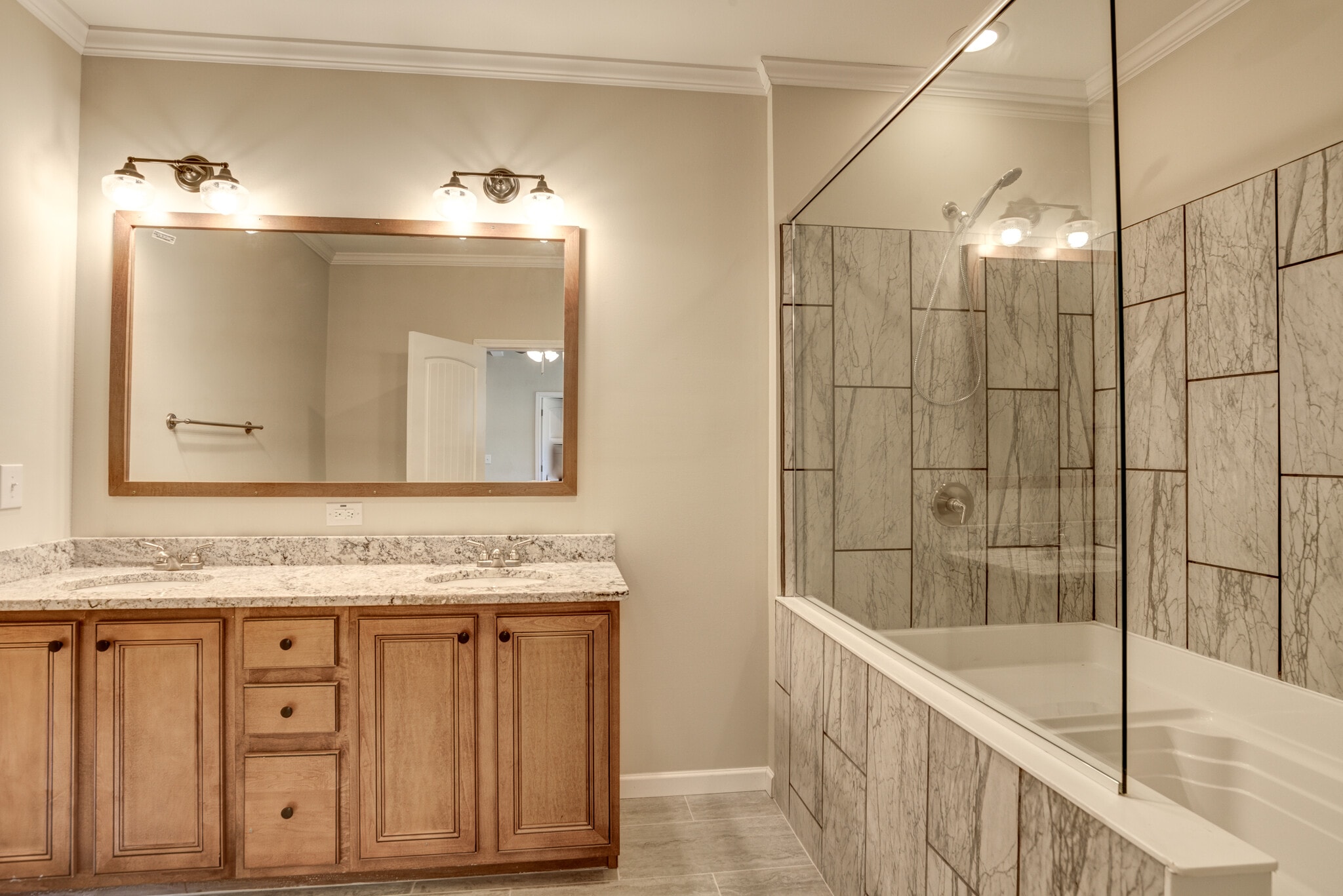 Master Bath with Double Vanity sinks - 265 Lewis Creek Dr