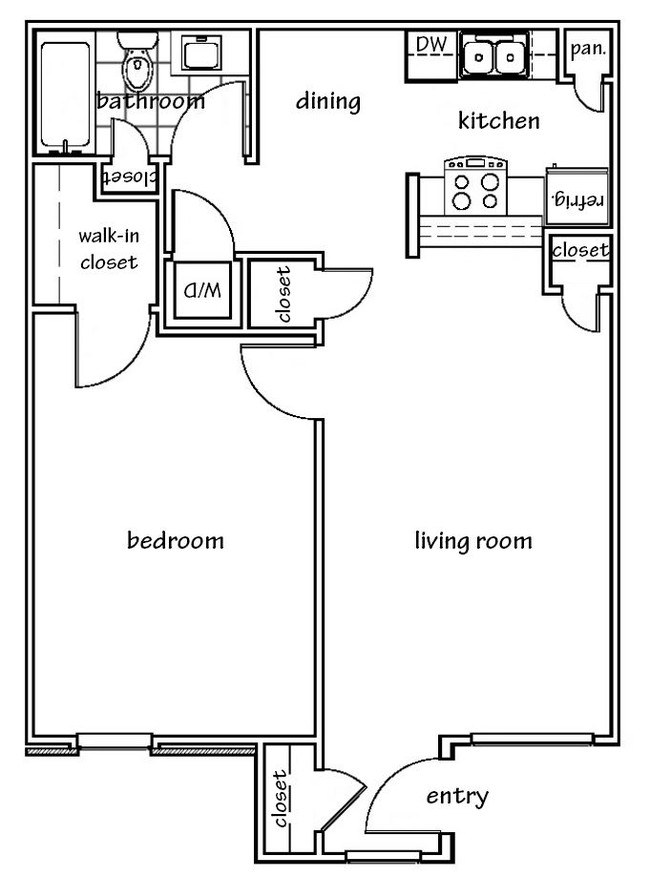 B - Villa Brazos Apartments