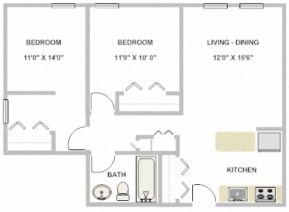 Floorplan - Sundale Manor Apartments