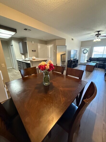 Dining and kitchen - 2035 S Elm St