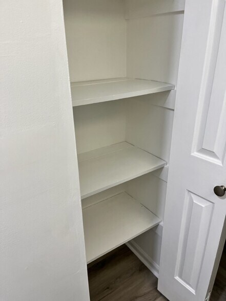 linen closet - 303 Hudson Ave
