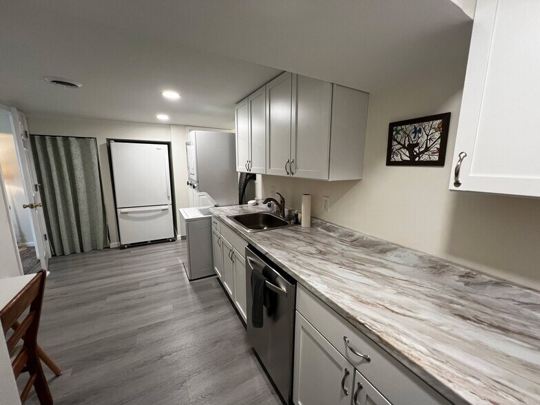 Kitchen view from stove - 205 Palomino Dr