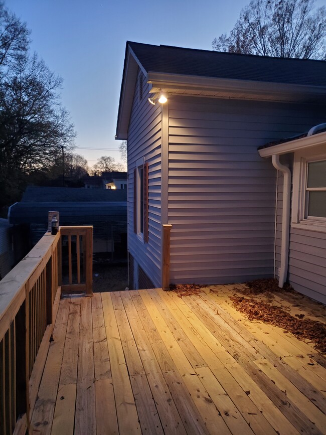 Large back deck - 302 N East Ave