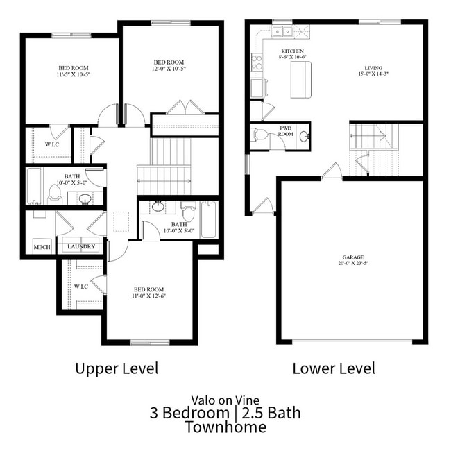Floorplan - VALO on Vine