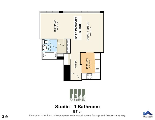 Floorplan - 1344 N. Dearborn St.