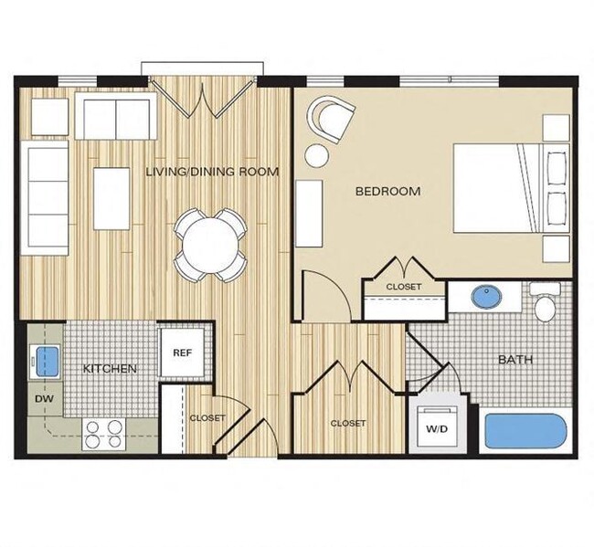 Floorplan - Clayborne Apartments