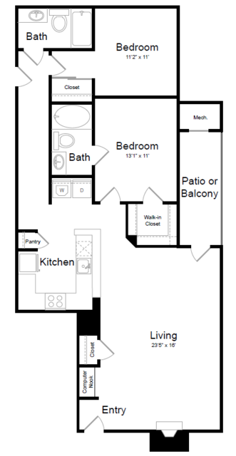 Floorplan - Elme Dulles